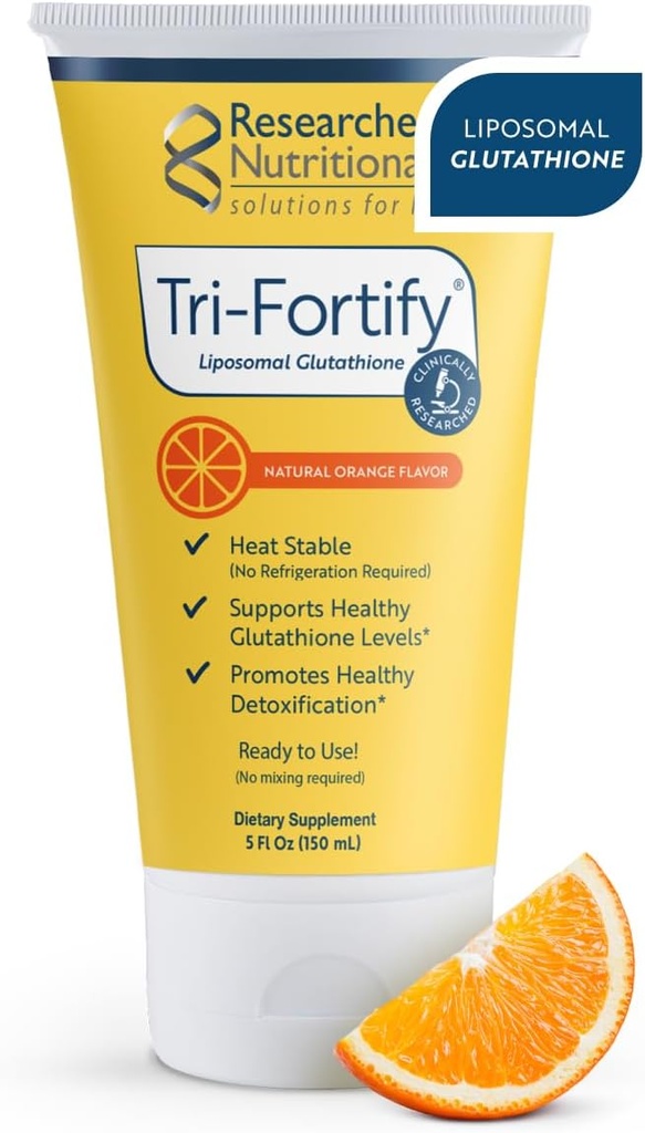 研究開発栄養剤リポソームグルタチオン(450mg)液ゲル+ビタミンC - トライ強化 - Aid自然エネルギー、免疫サポート&解毒 - 吸収のために臨床的に研究 - オレンジ(5 Fl Oz)