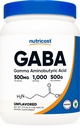 Nutricostの純粋なGABA 500Gの粉(GammaのAminobutyricの酸) (500グラム/1.1ポンド)