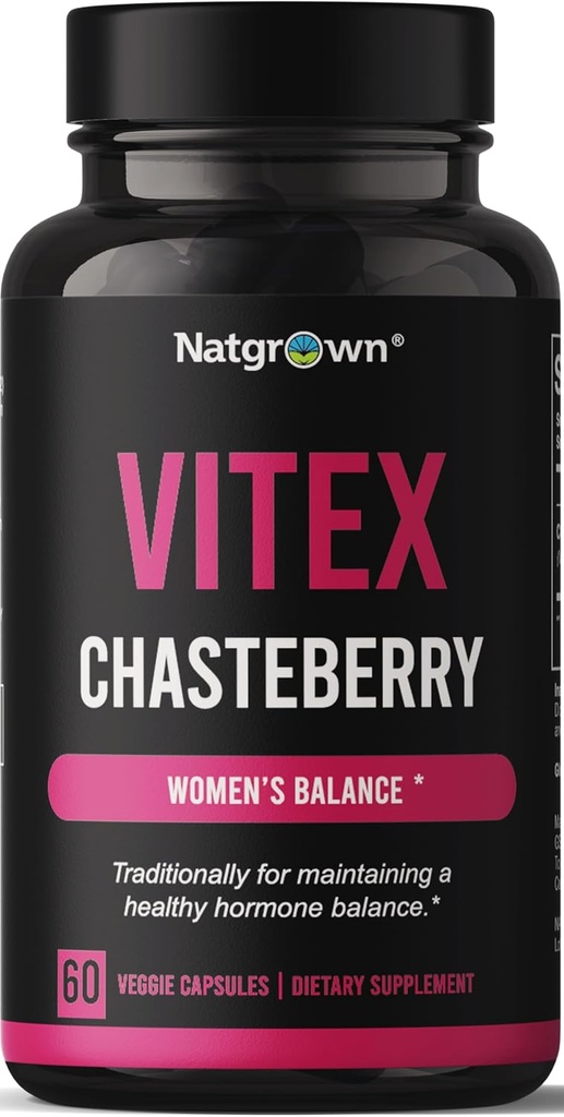 女性のためのナツゲインVitexのChasteberryの補足1,000のmg - Agnusのカステッス・チャステスの木Vietexの果実のエキスのカプセル- 60のCt
