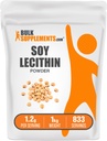 BulkSupplements.com大豆レシチンパウダー - レシチンサプリメント、栄養補助食品 - グルテンフリー、1.2g/サービング、1kg(2.2ポンド)(パッケージ1)