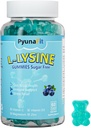 L-Lysine Gummies 1000mg、免疫サポートのための1つの余分強さの5、皮及び唇の健康、子供大人のためのChewable Lysineの補足、60の計算
