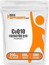 BulkSupplements.com Coenzyme Q10パウダー - Coenzyme Q10 200mgサプリメント、栄養補助食品 - Gluten無料、100g(3.5オンス)(パッケージ1)