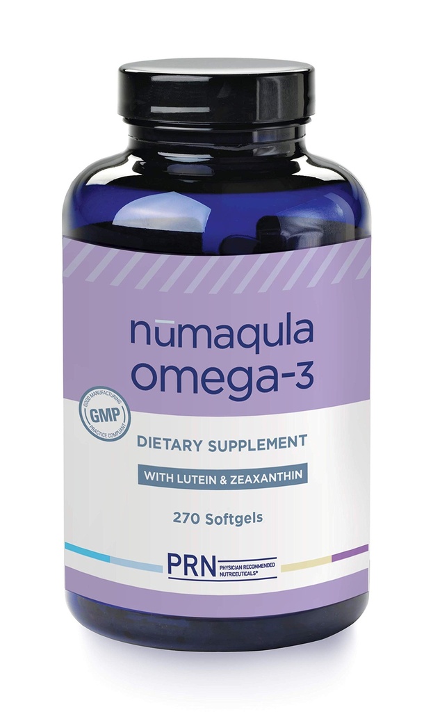 PRNのnūmaqula Omega 3の補足- 270 Softgels、90日の供給-Lutein及びZeaxanthinのRe-Esterified Omega 3のトリグリセリドの形態- 1400mg DHA及びMacular及びRetinalサポートのための400mg EPA