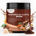 きのこのコーヒーパウダー - ライオンズ・マネ、ヘリナセウス、ガノderma Lucidum、コルディプス・ミリタリー、椎茸粉 | きのこのインスタントコーヒー | 50 サービング