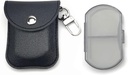 VOFOONの小さい丸薬のオルガナイザー、財布のための旅行丸薬箱、Keychainの丸薬のホールダー、ポケット丸薬の容器、2日毎日携帯用薬のビタミンの箱、魚油箱、補足箱を回して下さい