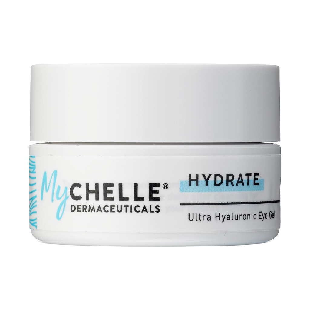 MyChelle Dermaceuticalsの超Hyaluronicの目のゲル(0.45 Fl Oz) - ビーガンHyaluronic酸、助けのふくよかの皮および助けは良いラインおよびしわの出現を減らします