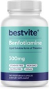 BESTVITEのBenfotiamine 300mg (240のベジタリアンのカプセル)は-無二酸化ケイ素-ビーガン-非GMO -グルテンフリー
