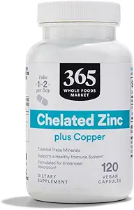 365 毎日の価値、Chelated亜鉛、120のct