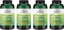 SwansonのPsylliumのハスクの食事療法繊維の補足610のmg 300のカプセル- (4のパック)