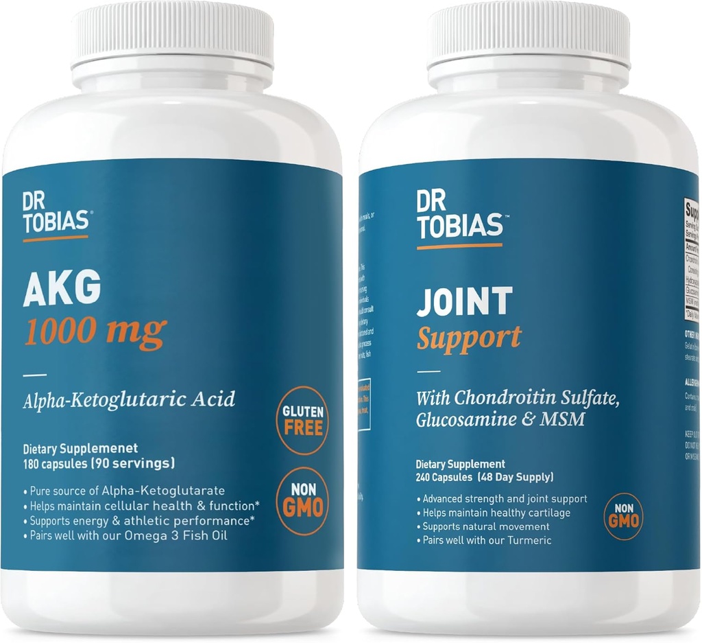 Dr. Tobias AKGの補足及び共同サポート補足-エネルギー、筋肉、軟骨及び接合箇所の健康、非GMOを支えて下さい