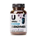 UMZU ZuEnzymes 消化酵素サプリメント | 21 腸の健康サポート、消化および栄養素吸収のための酵素 | 乳糖、炭水化物、タンパク質、脂肪(30 日供給 | 30 カプセル)を破壊するのに役立ちます