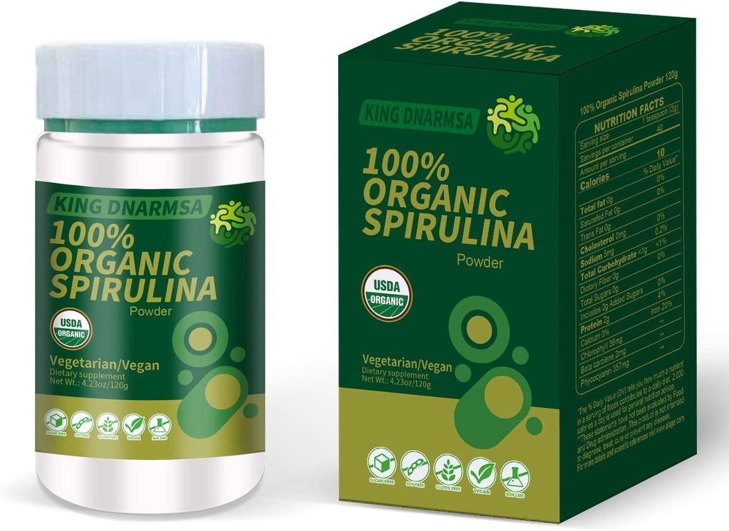 証明される100%の有機性スピリナの粉4.23oz/120gはベータ カロテン(Vitamin A)で豊富で、自然にGLA、Vega非GMOスーパーフードの補足を占有するB-12で豊富に含んでいます