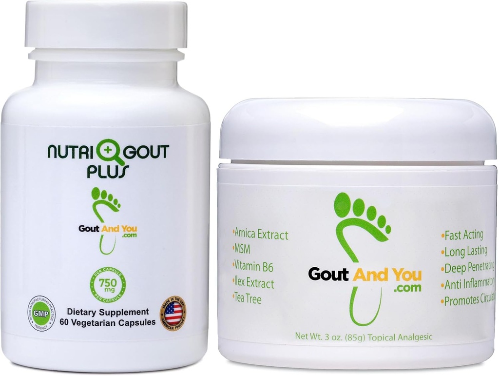 NutriGoutプラスのUricの酸サポートおよびArnicaのエキスが付いている治療上の救助の Topicalのクリーム