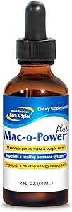 NORTH AMERICAN HERB&SPICE Mac-O-Power Plus - 2 fl。 oz - 生のマカ抽出物 - 健康なホルモンシステムとエネルギー応答をサポート - 非GMO - 172 サービング
