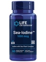 ライフエクステンションSea-IodineTM、昆布とぼうこう由来のイオダイン、甲状腺の健康とそれを超えて、非GMO、グルテンフリー、ベジタリアン、60カプセルのためのこのエッセンシャル栄養素の健康なレベルをサポート