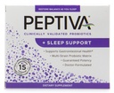 Peptiva 26 Billion CFU Probiotic and Sleep Support - 臨床的に検証されたマルチストレインプロバイオティクス - LactobacillusとBifidobacterium、Melatonin - 15カウント