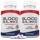 正当化された実験室(2パックの血のバランスの高度の方式620MG) 方式の補足の丸薬120のカプセル
