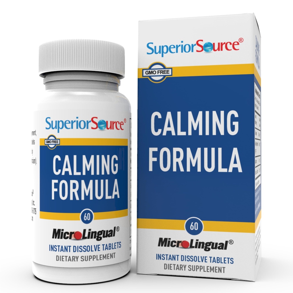 優秀な源の Calming の方式、L-Theanine、Melatonin、舌の速い分解の MicroLingual のタブレット、60 Ct の高められた Serotonin の転換、睡眠サポート、非 GMO のための 5-HTP