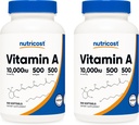 ヌトリコストビタミンA 10,000 IU、500 Softgels(2本)