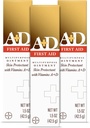 A+Dのファースト・エイドの軟膏、多目的乾燥した皮の保湿剤および皮の保護剤、1.5 Oz (3)のパック