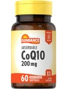 Sundance CoQ10 200mg Softgels | 60 カウント | ブラックペッパーエキスで | 非GMO&グルテンフリーサプリメント