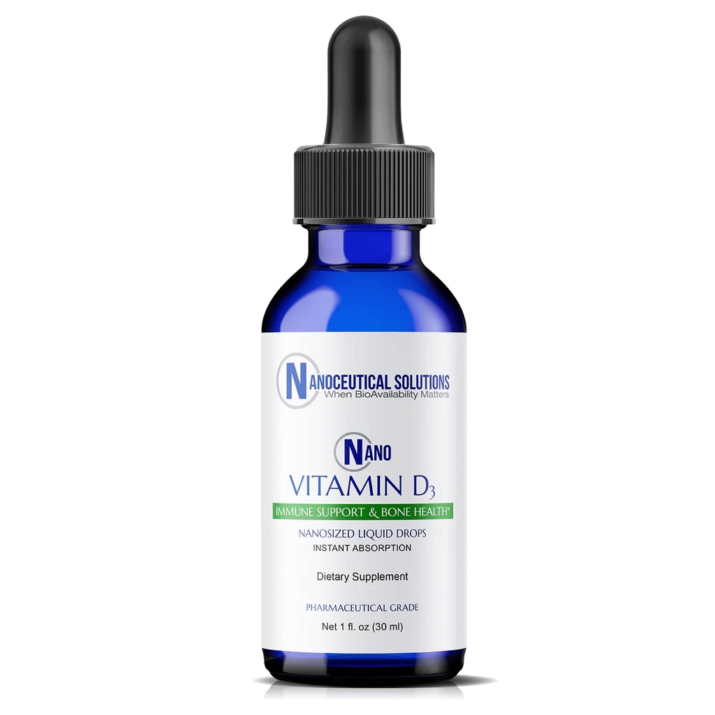 NANO VITAMIN D3のナノサイズの液体の低下、RAPIDのABSORPTION、5000のIUの強力な公式は、骨及び筋肉を増強しま、健康な中心を支えます。 30mlのびん、1か月の供給。