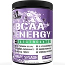 EVL BCAAsのアミノ酸の粉-筋肉回復のための BCAA のエネルギー前ワークアウトの粉Leanの成長および持久力- 6つの主電解物が付いている再水化のポストのワークアウトの回復飲み物-ブドウのスプラッシュ