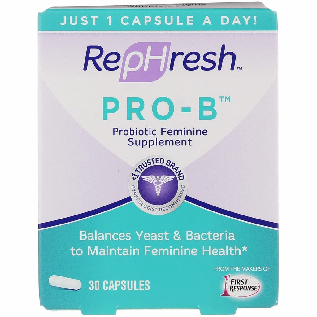RepHresh Pro-B腟のプロバイオティックのフェミニンは1本のびん30の計算を補います
