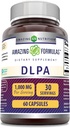 アメイジングフォーミュラ DLPA(DL-Phenylalanine) サプリメント | 1000 Mg / サービング | 60カプセル | 非GMO | グルテンフリー | アメリカ製