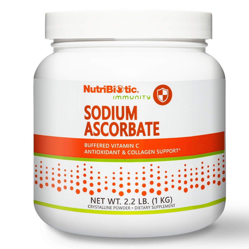 NutriBiotic - ナトリウムのアスコルベートの緩衝されたビタミンCの粉、2.2 Lb   完全菜食主義者、アスコルビン酸より消化の非Acidic及びより容易 | エッセンシャル免疫サポート及び酸化防止補足 | グルテンフリー及びGMO