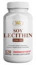 HEALTH LFEレシチン1200mg、高い効力、120 Softgels、Brain及びNerve機能- Lecithinの食品等級、サービングごとの1200mg、食事療法の補足を支える必須の脂肪酸の自然な組合せ