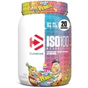 Dymatize xバースデーケーキの小石ISO100の乳白色蛋白質の粉の隔離剤、蛋白質の25g、5.5g BCAAs、120 Cal。、グルテンフリーのグルテン、1g脂肪、1g砂糖、2gカラブ(20のサービング)