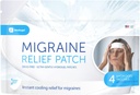 Migraineの救助パッチ、Migraine、ファーバー、ホルモンおよび頭痛、Mess及び無臭のハイドロゲルの冷却のための冷却パッチは、米国で、1パック(4 xパッチ)作りました ホワイト