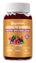 Bromelain、亜鉛及びビタミンC - Cardiovascularの老化サポートChewableビタミン-Vegan -子供および大人のための純粋なケルセチン-非GMO 60の計算