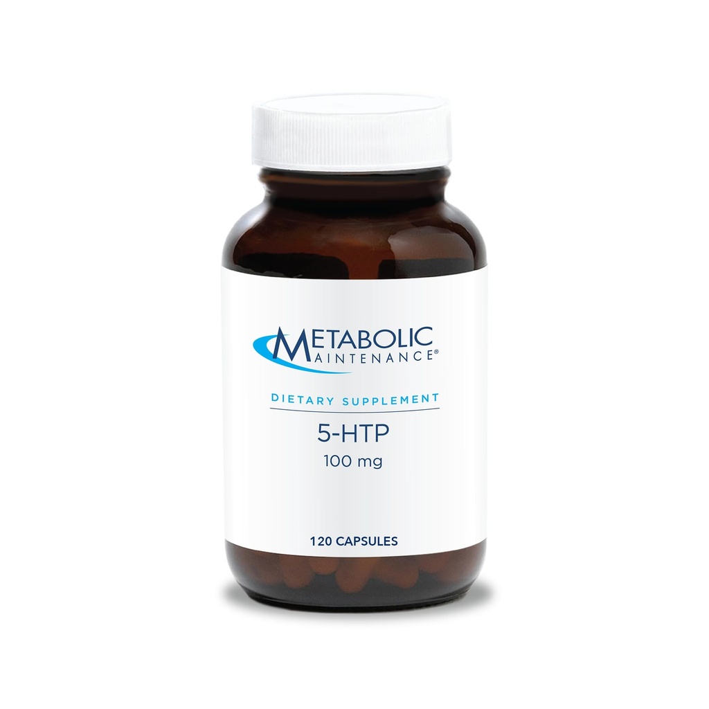 メタボリックメンテナンス 5-HTP - 100 mg 5-Hydroxytryptophan - 支持セロトニンパスウェイ、肯定的なOutlookと安静 - 120 便益 - 120 カプセル