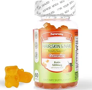 ビタミンA、C、D3、E、B6およびB12、亜鉛皮、毛の成長のための複数のビタミンの大人の5200mcgビオチン、柑橘類の味付けされた毎日のマルチビタミン