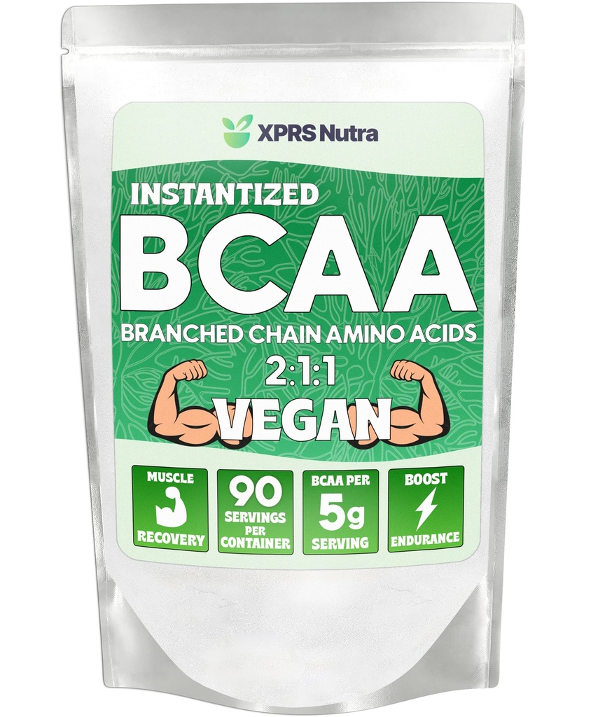 XPRS Nutra BCAA パウダー - 男性のためのアミノ酸サプリメント - Unflavored BCAA ワークアウトサプリメント - 男性のためのジムサプリメント - ジムポストワークアウトの回復のためのアミノ酸サプリメント(1ポンド)