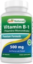 最高のナチュラルビタミンB1をチアミン単硝酸塩500mg 120錠(120カウント)