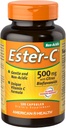 シトラスBioflavonoidsのカプセルが付いているアメリカの健康のEster-C - Stomach、Non-AcidicのビタミンC - 500のmg、60のサービング、120の計算のGentle