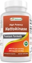 サービングごとの最高の自然で高い効力のNatokinase 4000 FU/サービングごとの200のmg、240のベジタレーンのカプセル。 非GMO、グルテンフリー。