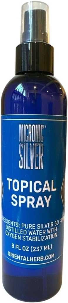 Micronicの銀製の Topical の霧のスプレー 8oz 50ppm