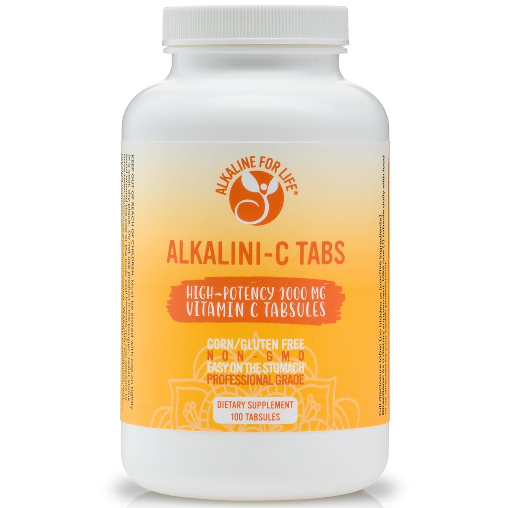 Alkalini-C Tabs   トウモロコシフリー | GMOフリー | 栄養素配合剤のアルカライズ | 1000 MG / タブ | アスコルベートとしてビタミンCをプログレード