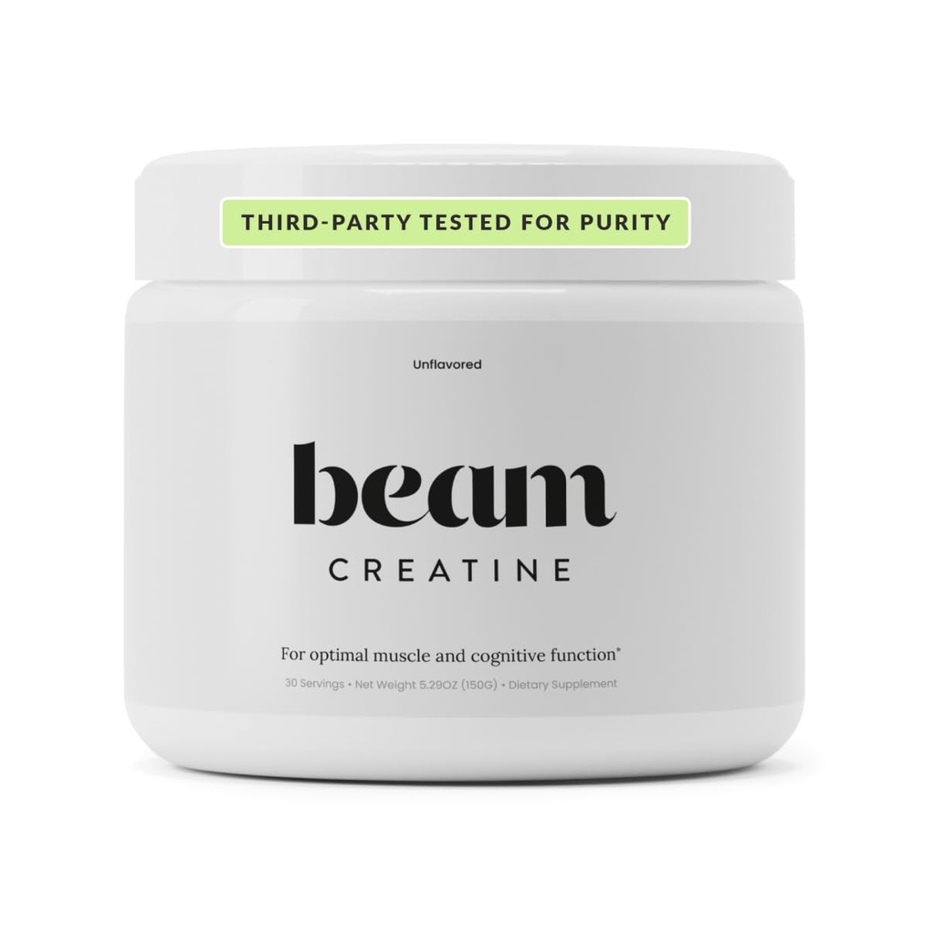 ビーム クレアチンの Monohydrate の粉– 5g の Micronized のクレアチン Monohydrate、女性及び人のための第三者によってテストされるクレアチン、筋肉強さ、成長、回復及び認知サポート、Unflavored、30 のサービング