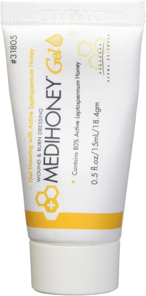 皮膚科学、0.5 oz からの Medihoney のゲルの傷および及び焼跡のドレッシングを改善しました、