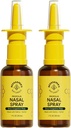 BeekeeperのNaturals Nasal Spray for Adults with Propolis, Xylitol & Saline, Clears Nasal Congestion, Moisturizes Sinus Canal, & Decongest Sinus Cavities, 1 fl oz(Pack of 2)