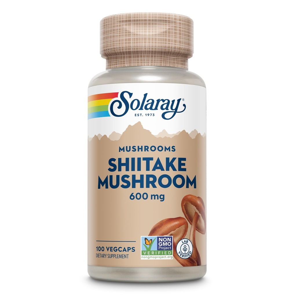 SOLARAY 椎茸 600mg | 100カウント