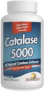 Rise-N-Shineのカタラーゼの補足5000 -毛の健康サポートのための強力な酸化防止酵素-強い毛のための毛の補足- 60のカプセル(30日の供給)