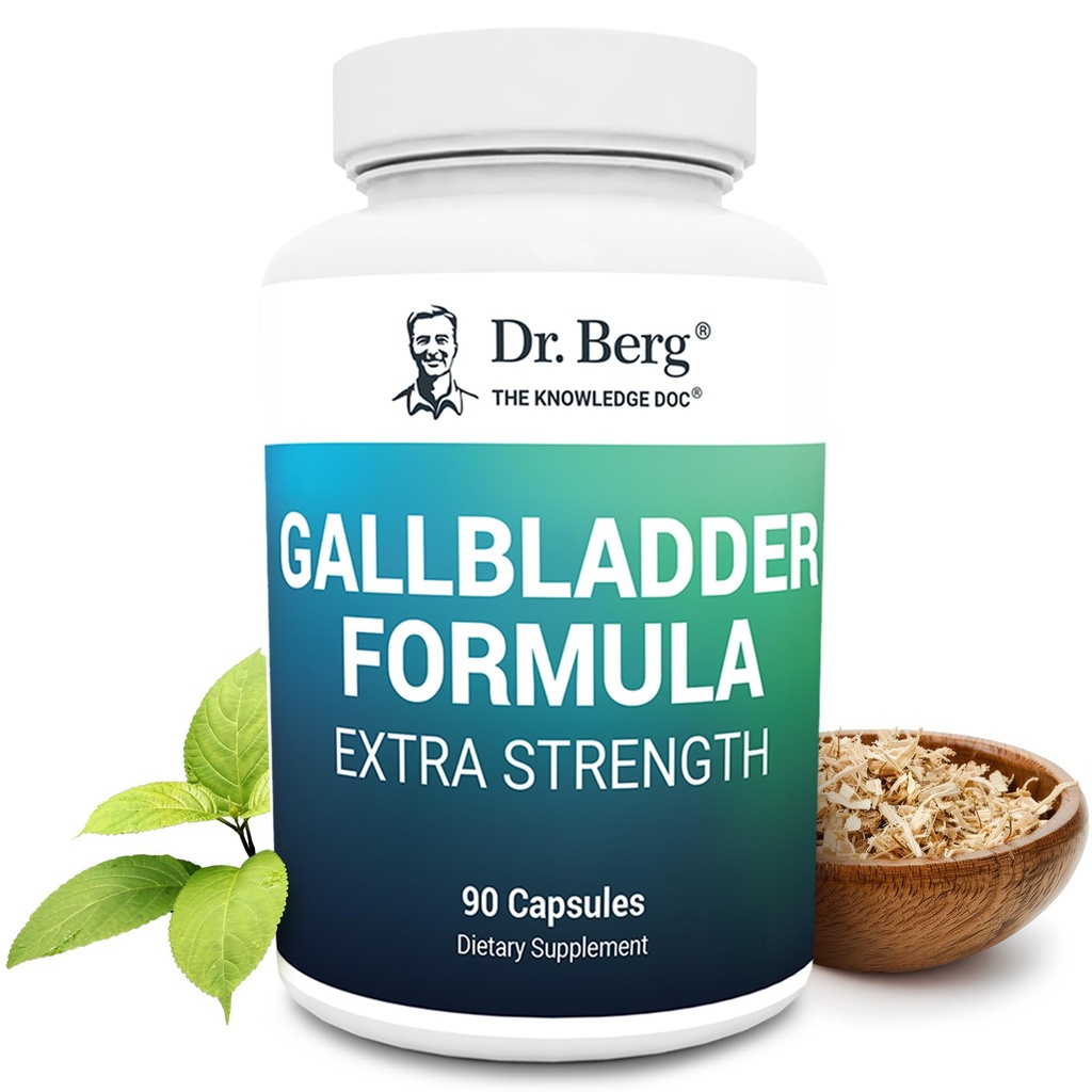 Dr. Berg Gallbladderの方式の余分強さ-OxのBileの粉およびConjugatedのBileの酸 - Digestiveの酵素のProprietaryのブレンド-完全な45日の供給- 90の野菜カプセル