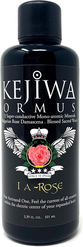 Kejiwa I A-Rose Ormus: 有機ローズダマスチェナで注入されるモノ原子の金の鉱物 | 心チャクラの活発化のための精神的な意識の補足 3.4 の fl oz